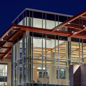 239 Exterior Glass Emory Student Center