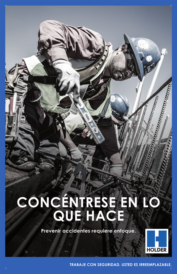 Keep Your Head In The Game. Preventing Accidents Takes Focus (Spanish)