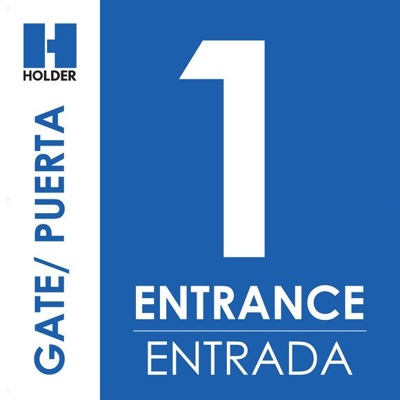 Gate # - Entrance