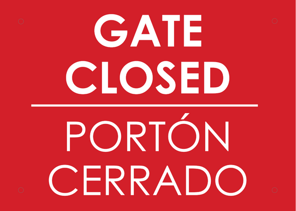 Gate Closed