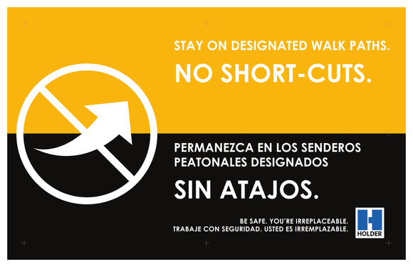 Icon-Stay on Designated Paths - Combined