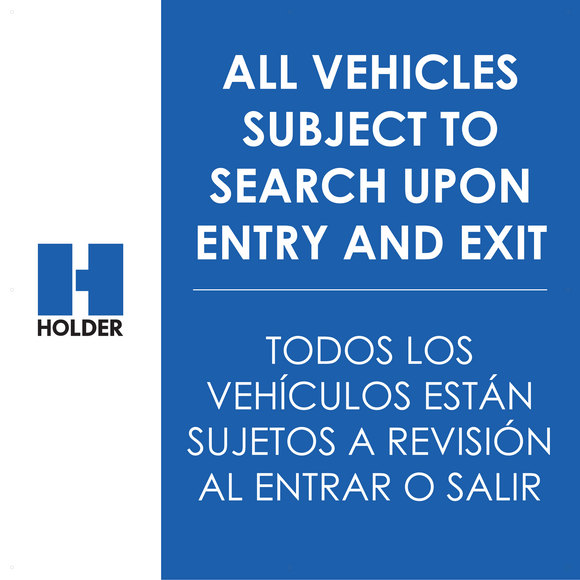 Subject To Search Vehicles