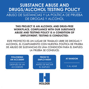 Substance Abuse and Drugs & Alcohol Testing Policy