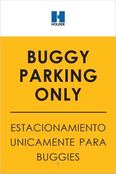Buggy Parking Only